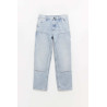 CARHARTT WIP BLUE WORN BLEACHED DOUBLE KNEE PANT
